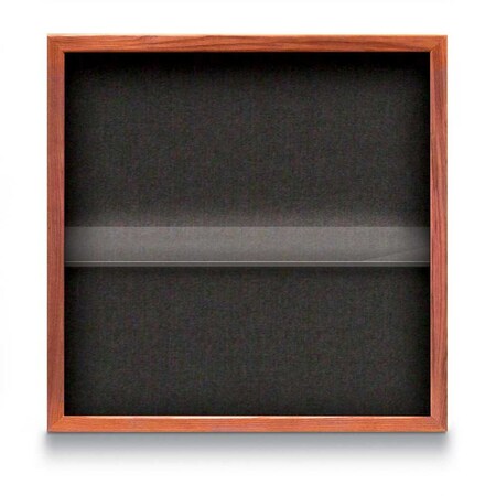 United Visual Products Outdoor Enclosed Combo Board, 48"x36", Bronze Frame/White Porc & Apricot UVCB4836ODBZ-WHTPORC-APRICOT
